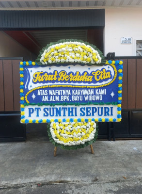 Papan Bunga Duka di Manulai Ii